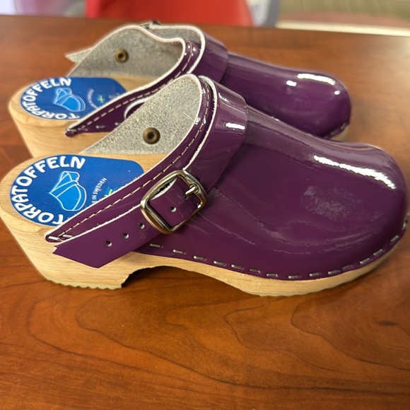 Torpatoffeln Swedish Clogs purple - Picture 10 of 10